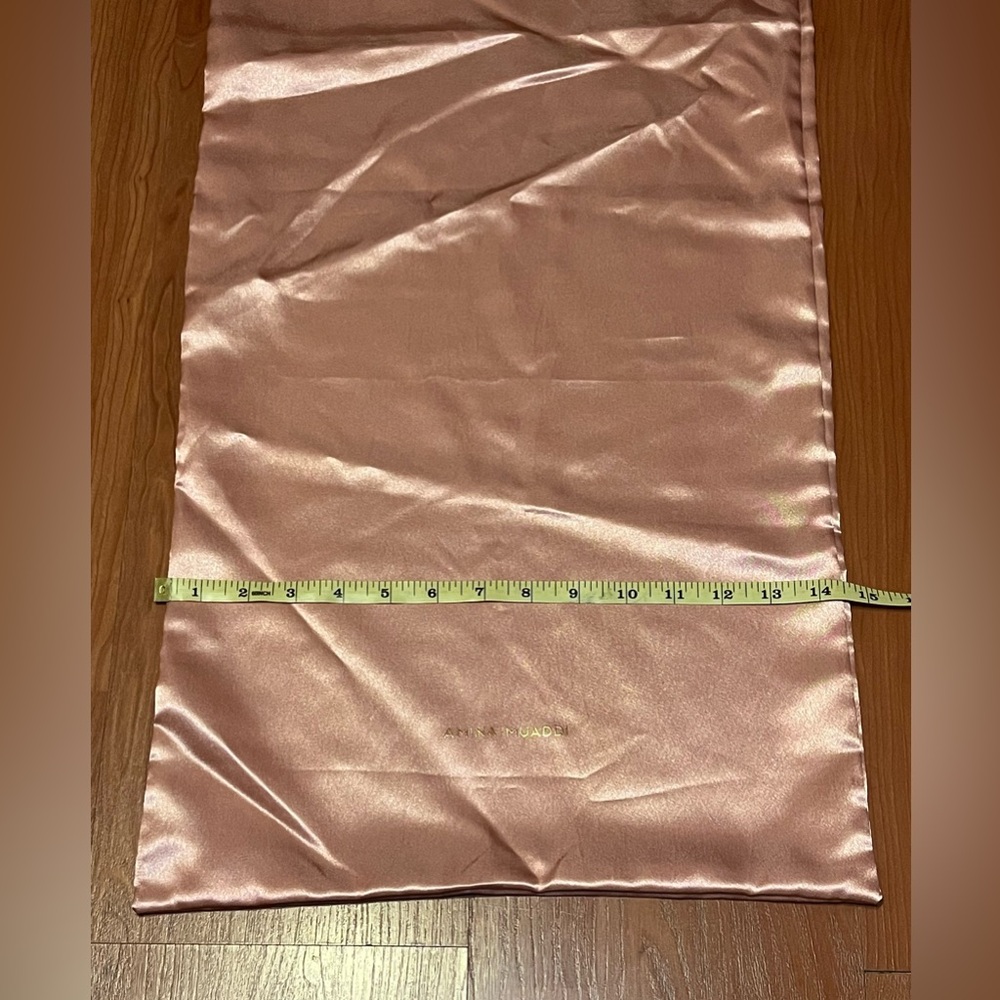 AMINA MUADDI ROSE SATIN FABRIC GARMENT/DUST BAG - Picture 4 of 5